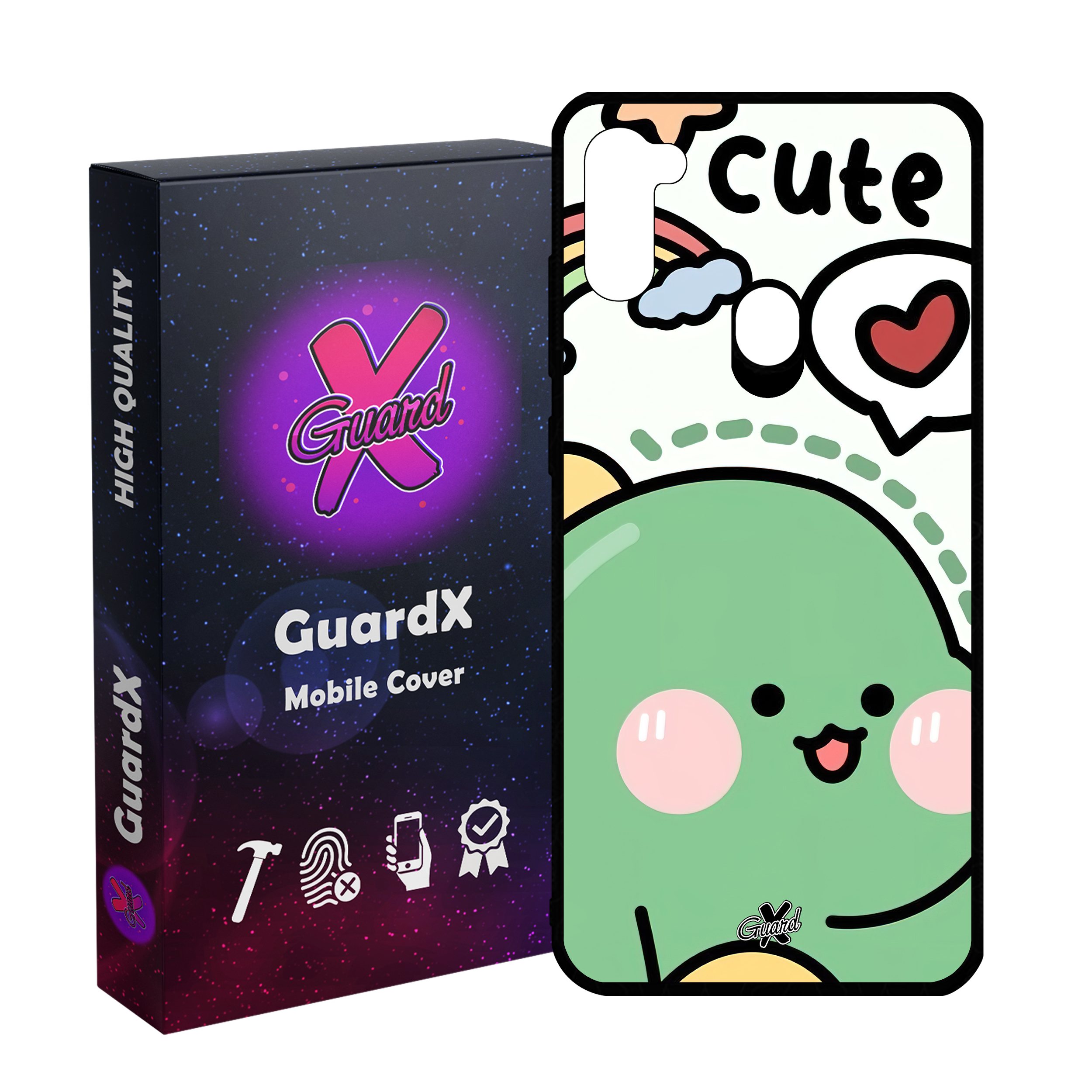 کاور گارد ایکس طرح Cute مدل Glass10561 مناسب برای گوشی موبایل سامسونگ Galaxy A11/M11