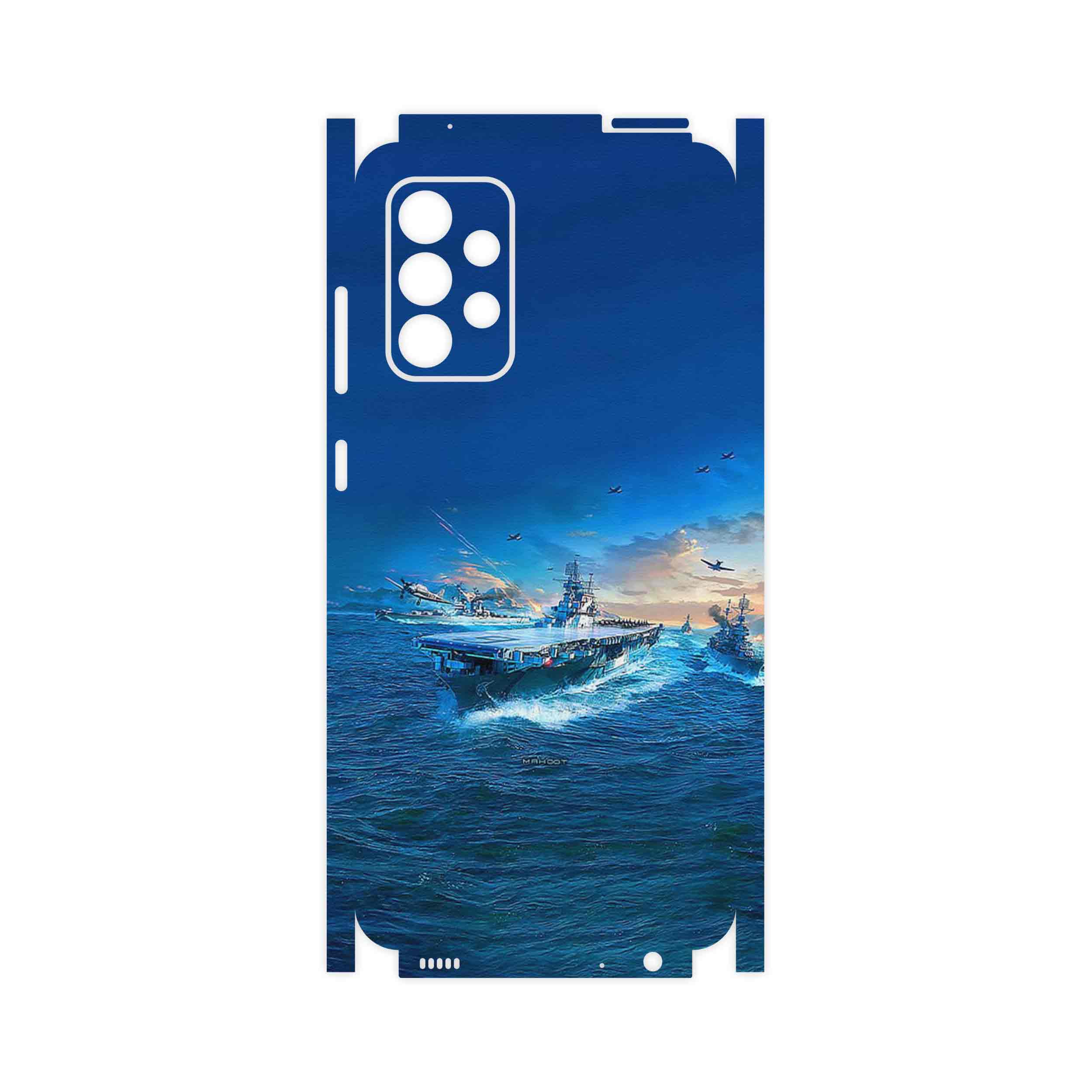 برچسب پوششی ماهوت مدل Warship-FullSkin مناسب برای گوشی موبایل سامسونگ Galaxy A72