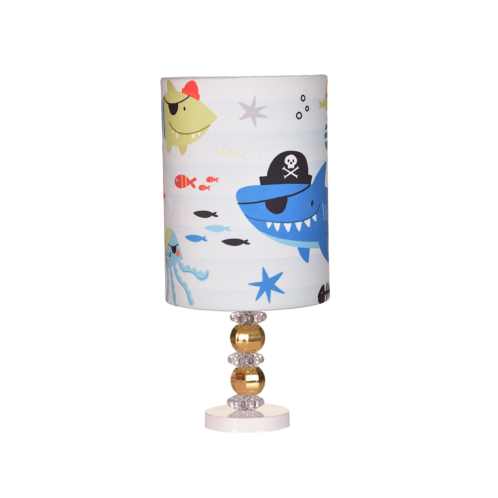 آباژور رومیزی کودک مدل کوسه و ماهی 