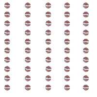 سنباده پشت کرکی بروکس مدل P400 بسته 50 عددی