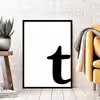 تابلو مدل حروف طرح t