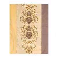 ملحفه آدنو مدل درباری کد IR101 دونفره سایز 160x200 سانتی متر