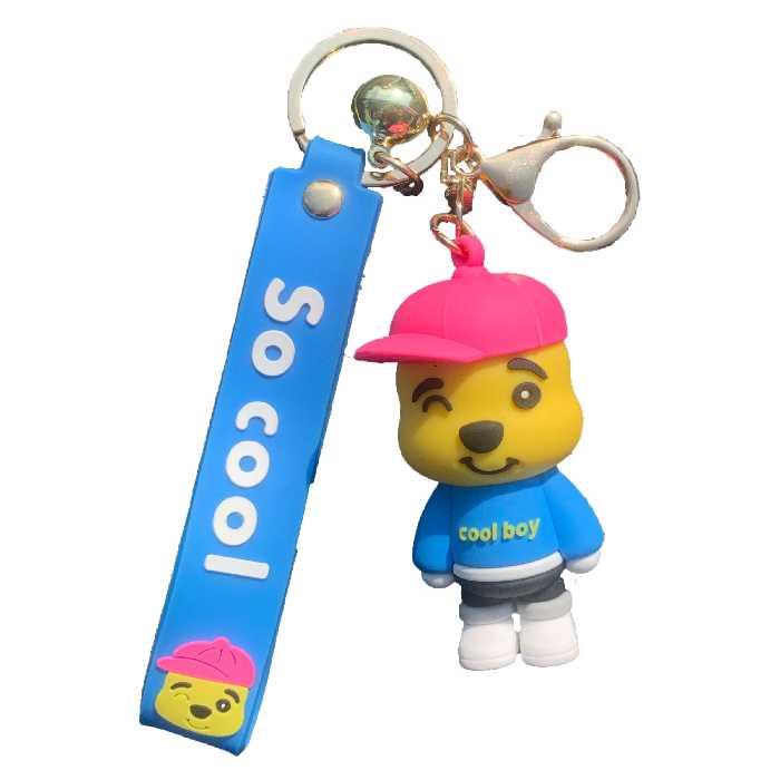 جاکلیدی مدل سیلیکونی طرح خرس رپر