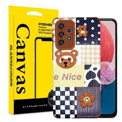 کاور کانواس مدل Teddy مناسب برای گوشی موبایل سامسونگ Galaxy A53 5G 