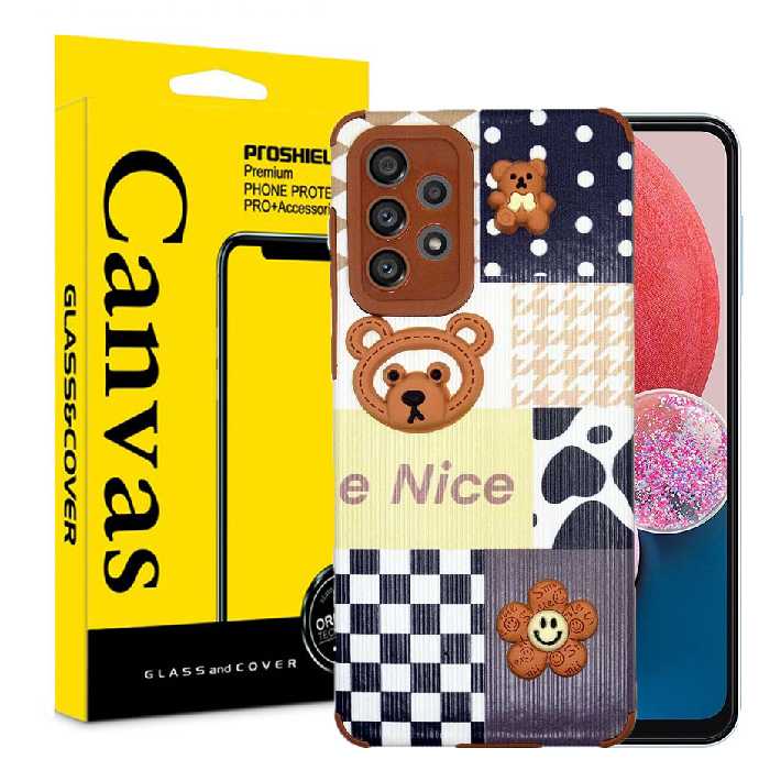 کاور کانواس مدل Teddy مناسب برای گوشی موبایل سامسونگ Galaxy A53 5G 