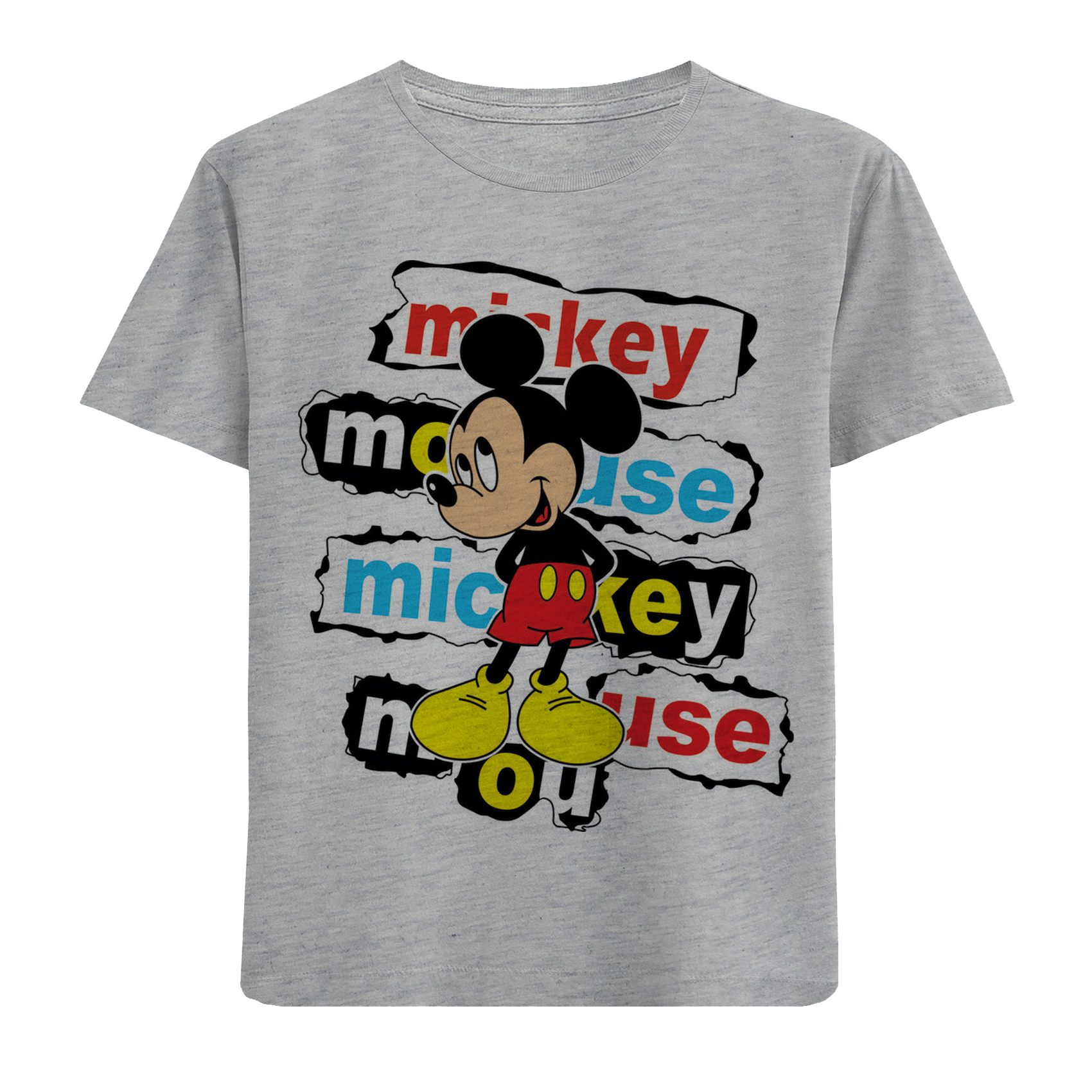 تی شرت آستین کوتاه بچگانه مدل میکی موس F632