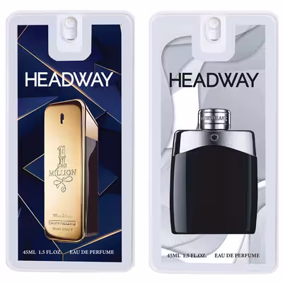 عطر جیبی مردانه هدوی مدل مون بلان لجند و وان میلیون حجم 45 میلی لیتر مجموعه 2 عددی