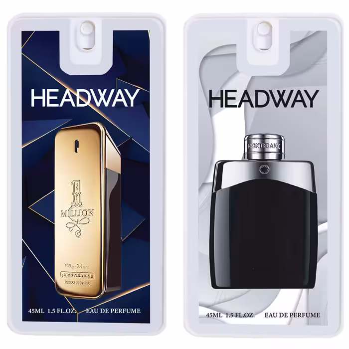عطر جیبی مردانه هدوی مدل مون بلان لجند و وان میلیون حجم 45 میلی لیتر مجموعه 2 عددی