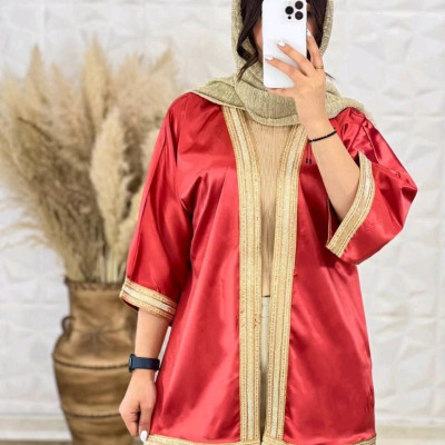 مانتو اسپرت زنانه ساتن آمریکایی مدل کیمونو زینت حراج مفت