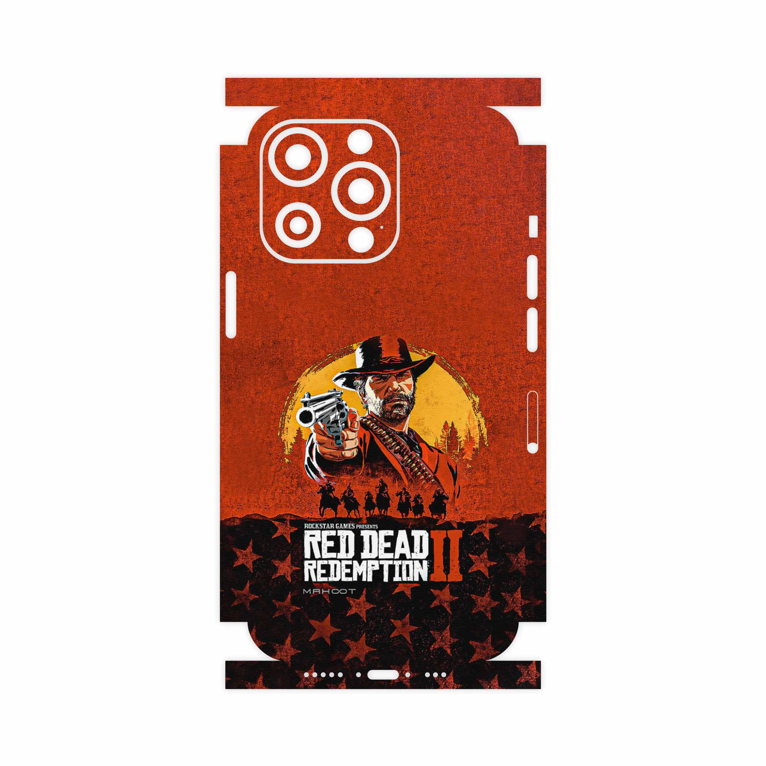 برچسب پوششی ماهوت مدل Red-Dead-Redemption-Game-FullSkin مناسب برای گوشی موبایل اپل iphone 13 Pro