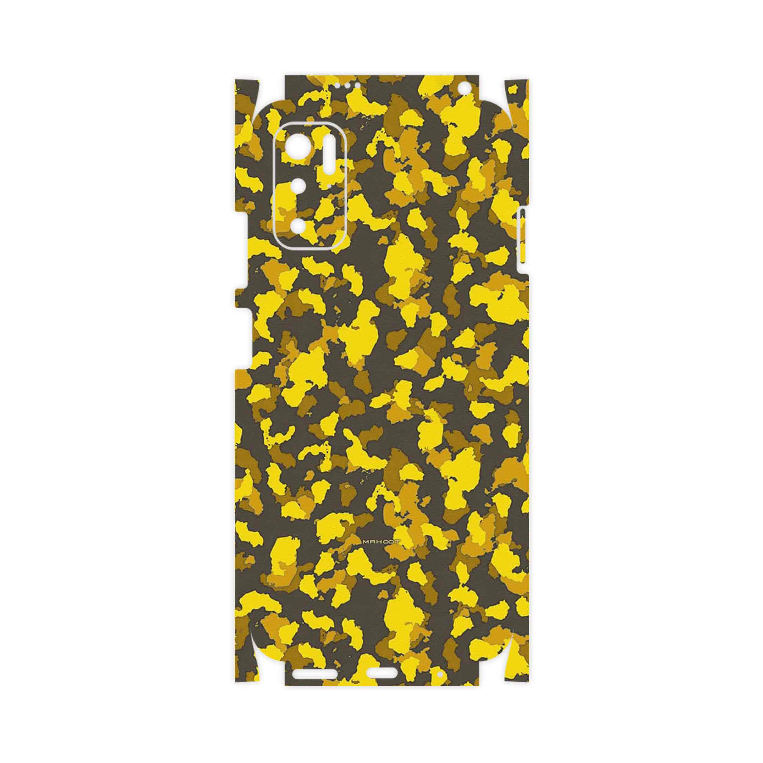 برچسب پوششی ماهوت مدل Yellow Infantry Army-FullSkin مناسب برای گوشی موبایل شیائومی Poco M3 Pro 5G