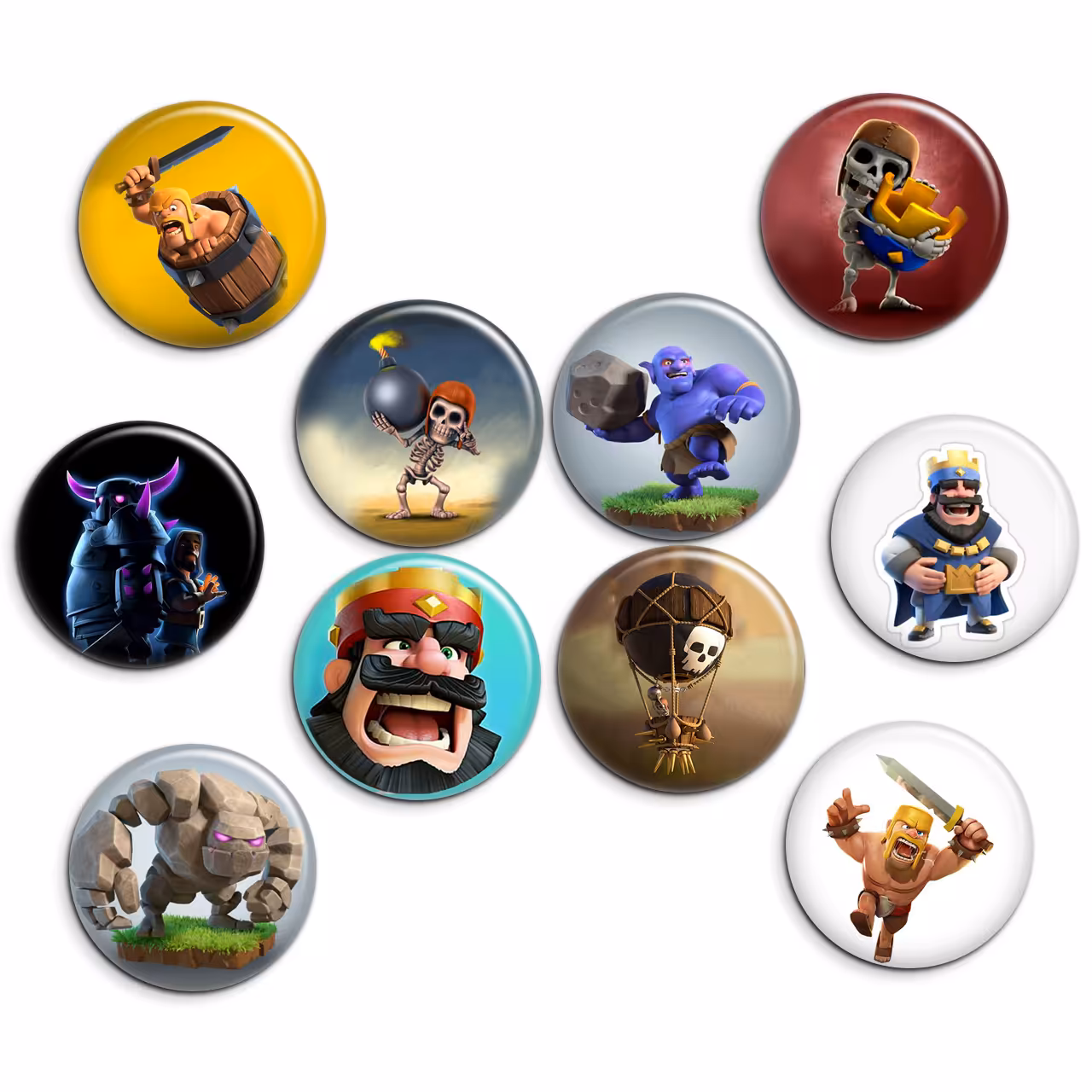 پیکسل پرمانه طرح کلش آف کلنز کد pmg.33 مجموعه 10عددی