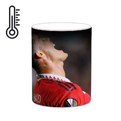 ماگ حرارتی کاکتی طرح کریستیانو رونالدو مدل mgh24816