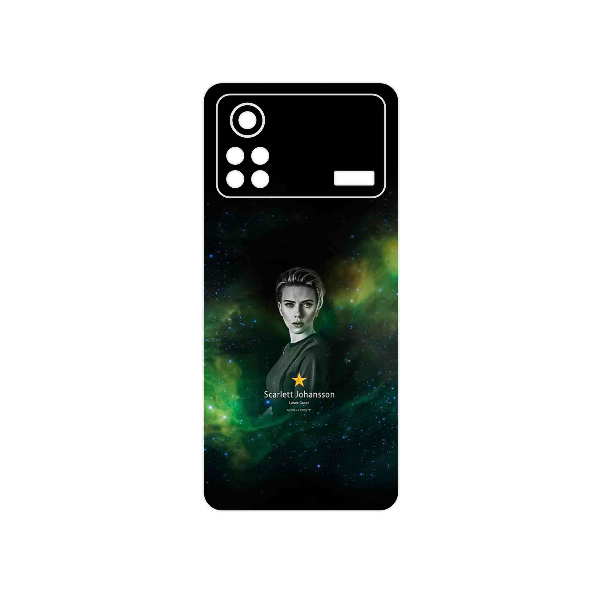 برچسب پوششی ماهوت مدل Scarlett Johansson مناسب برای گوشی موبایل شیائومی Poco X4 Pro 5G