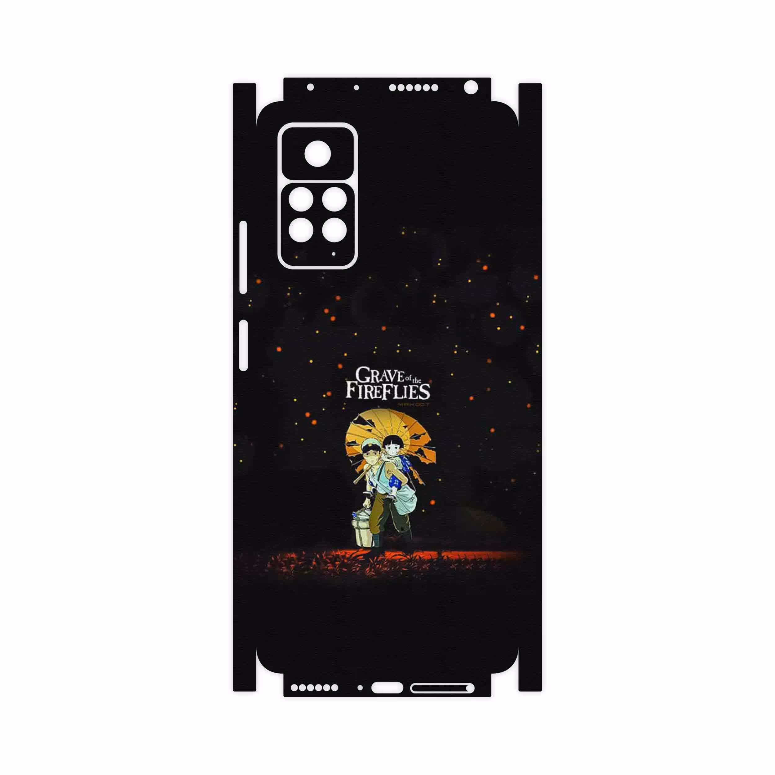 برچسب پوششی ماهوت مدل Grave of the Fireflies-FullSkin مناسب برای گوشی موبایل شیائومی Redmi Note 11 Pro