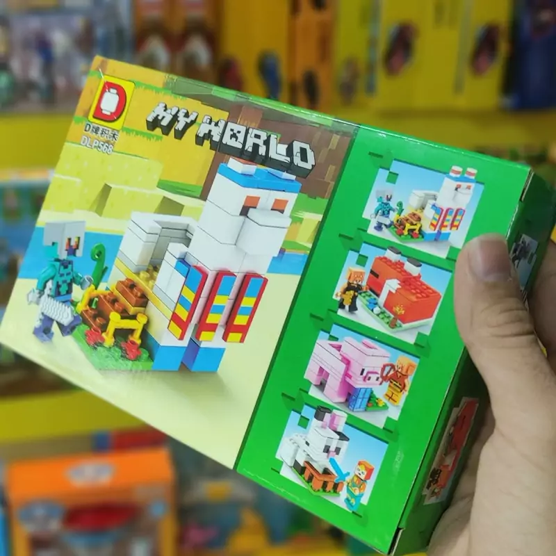 اسباب بازی لگو ماینکرفت لگو آدمک ماینکرفت  ماینکرفت لگویی LEGO Minecraft