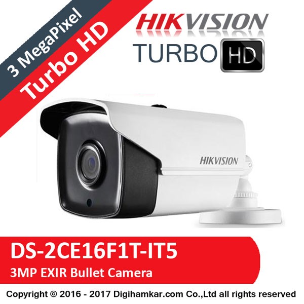 دوربین مداربسته TurboHD بولت هایک ویژن مدل DS-2CE16F1T-IT5