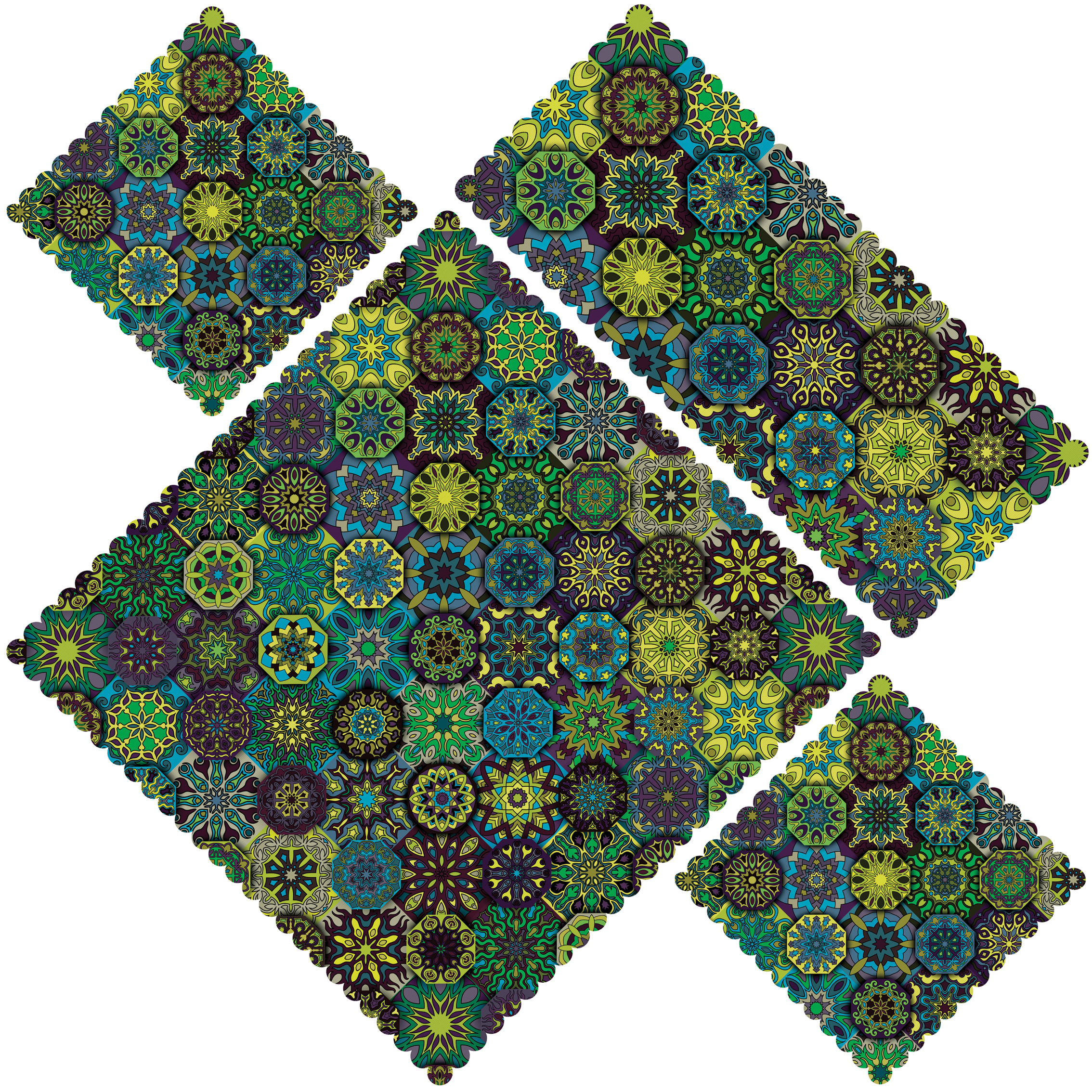 ست رومیزی 4 تکه مدل S31-42530