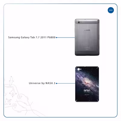 برچسب پوششی ماهوت مدل Universe-by-NASA-3 مناسب برای تبلت سامسونگ Galaxy Tab 7.7 2011 P6800
