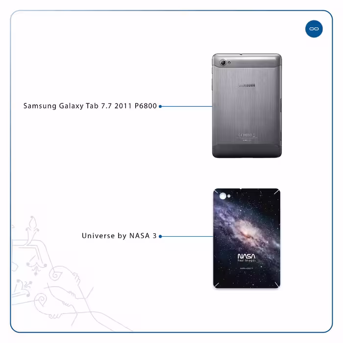 برچسب پوششی ماهوت مدل Universe-by-NASA-3 مناسب برای تبلت سامسونگ Galaxy Tab 7.7 2011 P6800