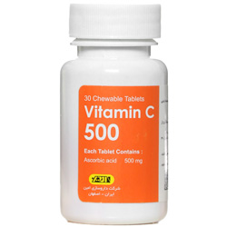 قرص جویدنی ویتامین ث 500 میلی گرمی امی ویتال