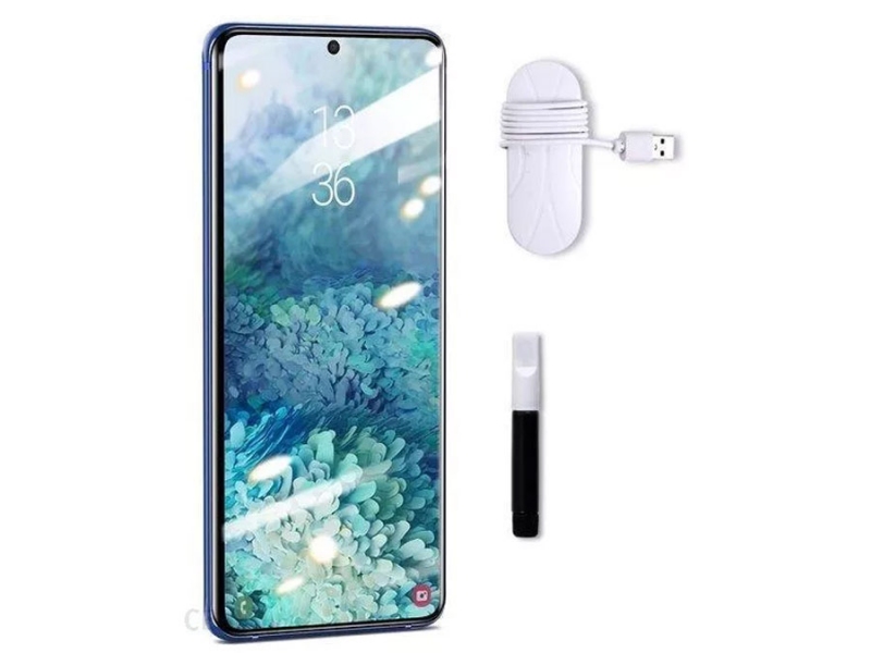 محافظ صفحه یو وی دوتایی بیسوس سامسونگ Baseus Curved-screen UV Glass Samsung S20 Plus