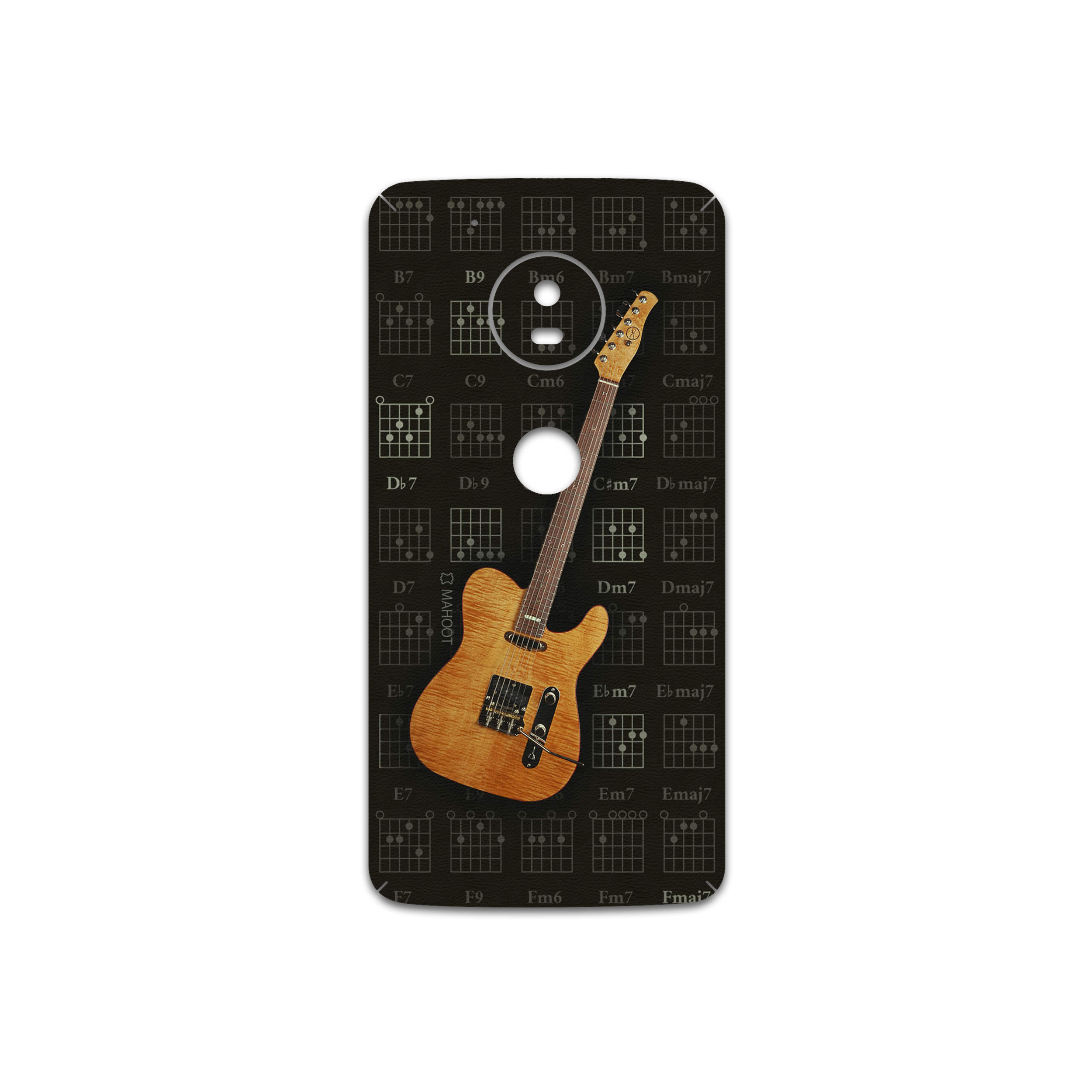 برچسب پوششی ماهوت مدل Guitar-Instrument مناسب برای گوشی موبایل موتورولا Moto G5