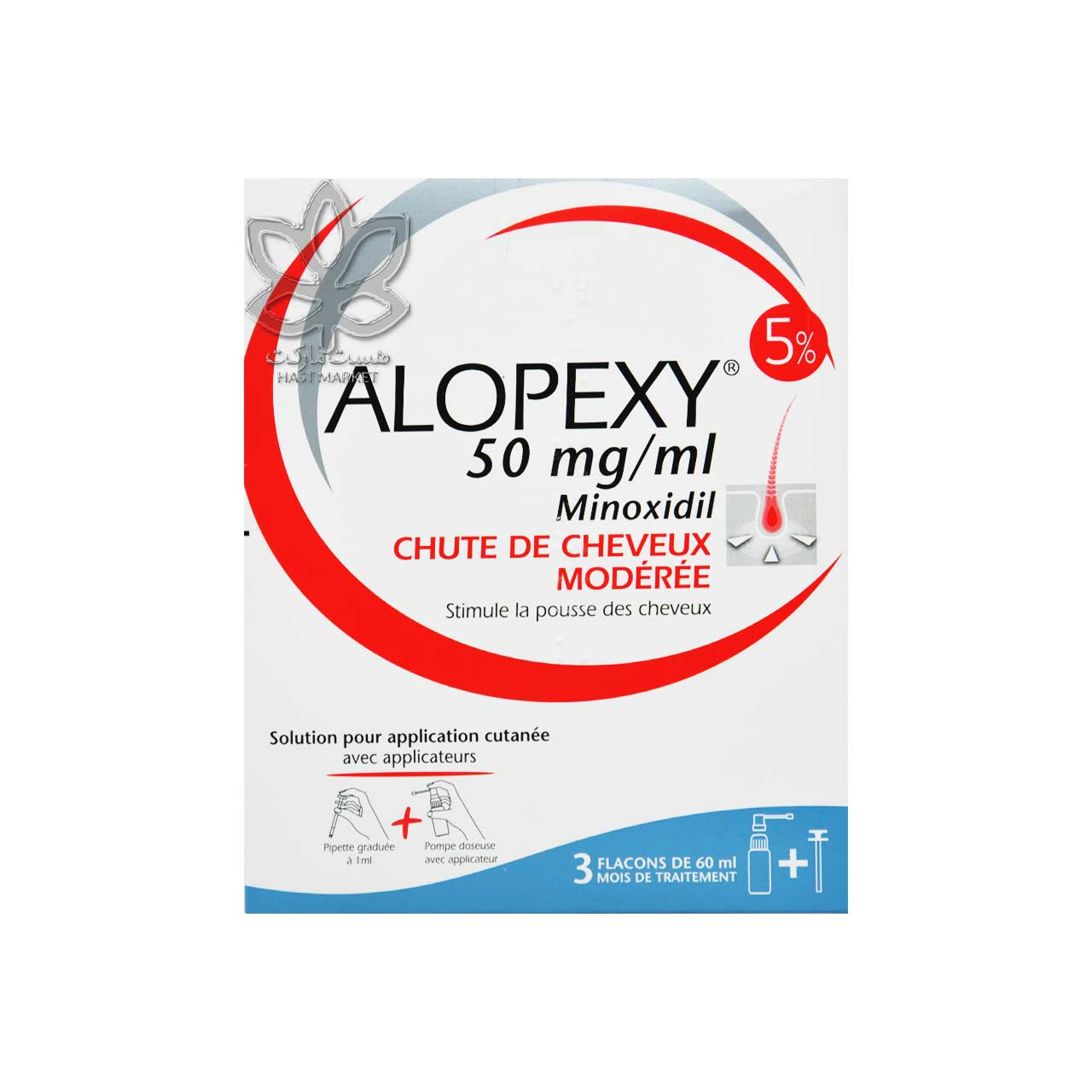 تونیک ( محلول ) ماینوکسیدیل 5% رشد موی آقایان 150 میل آلوپکسی - alopexy