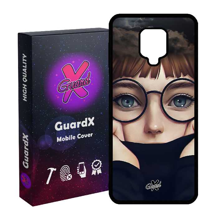 کاور گارد ایکس طرح Girl مدل Glass10040 مناسب برای گوشی موبایل شیائومی Redmi Note 9S / Note 9 Pro / Note 9 Pro Max