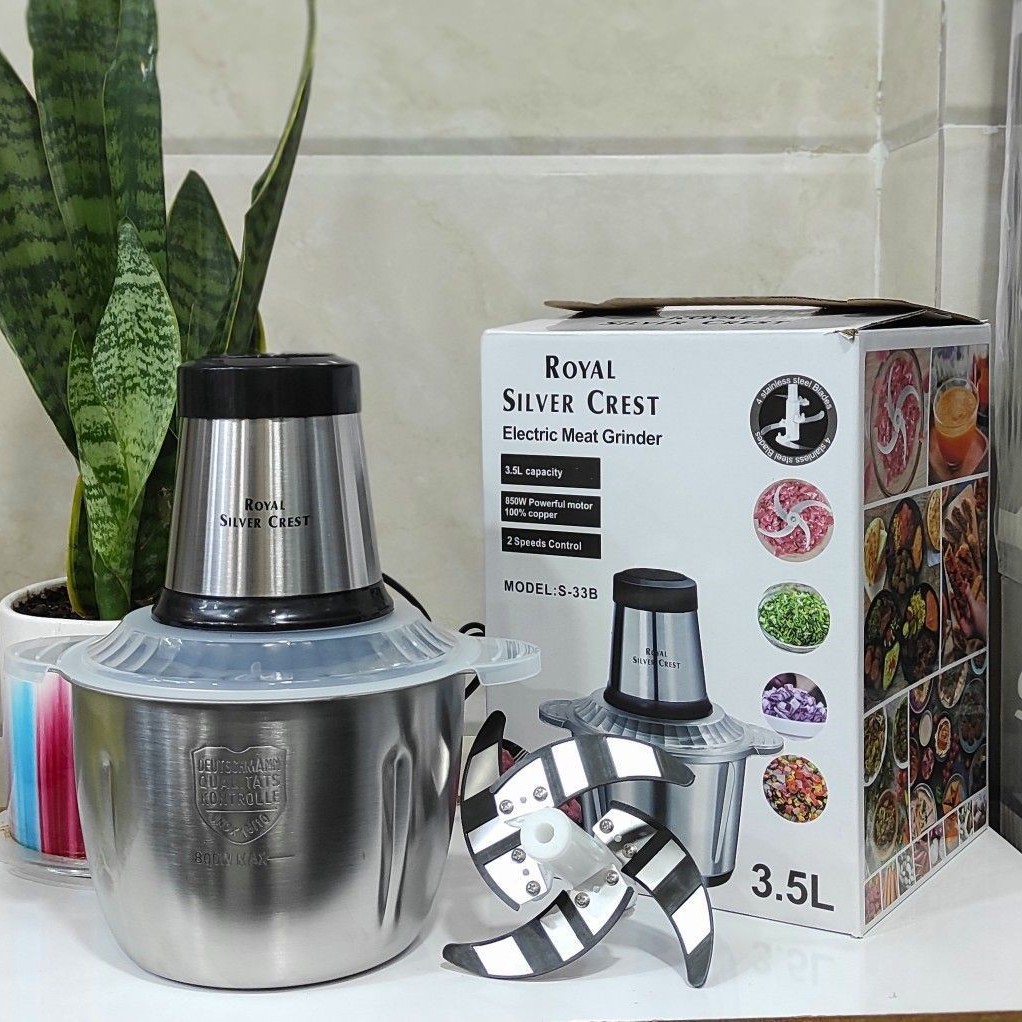 خردکن کاسه استیل سیلور کرست 3.5 لیتری 