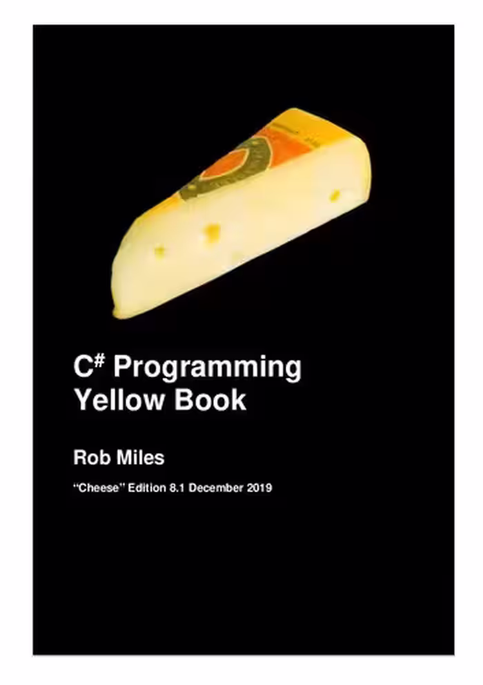 خرید و دانلود نسخه کامل کتاب C# Programming Yellow Book