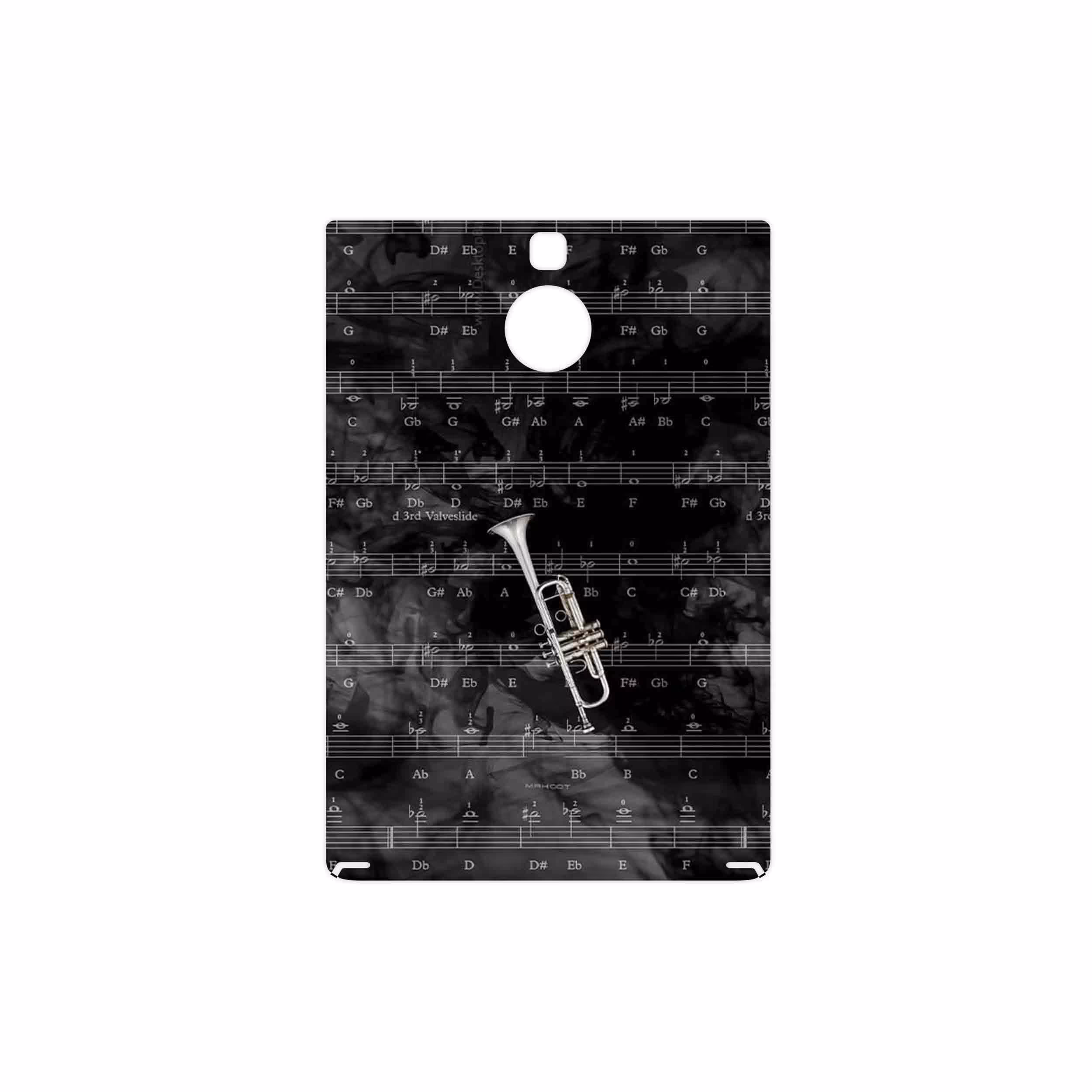 برچسب پوششی ماهوت مدل Trumpet مناسب برای گوشی موبایل بلک بری Passport Silver Edition