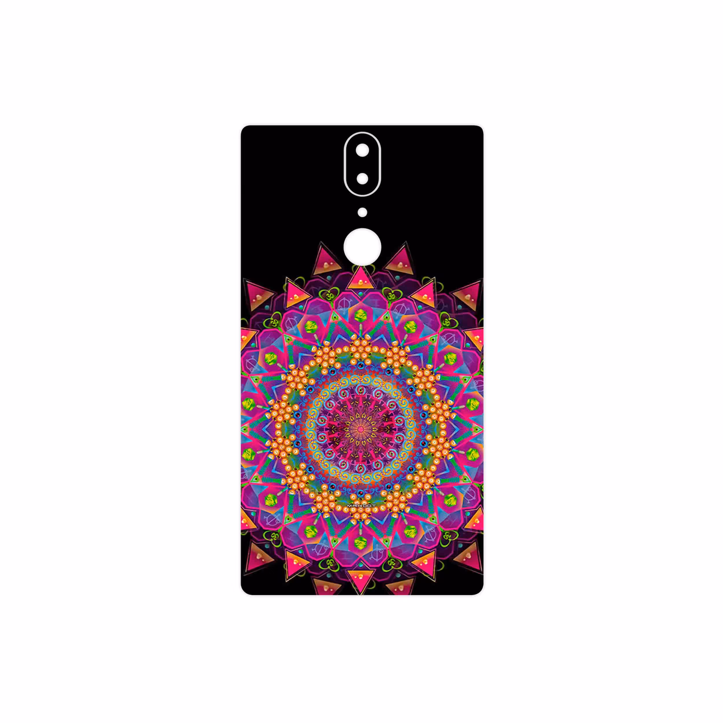برچسب پوششی ماهوت مدل Mandala Design 5 مناسب برای گوشی موبایل یومی Crystal