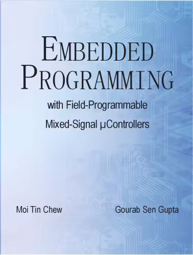 خرید و دانلود نسخه کامل کتاب Embedded Programming with Field Programmable Mixed Signal Microcontrollers