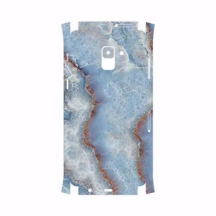 برچسب پوششی ماهوت مدل Blue Ocean Marble-FullSkin مناسب برای گوشی موبایل سامسونگ Galaxy A8 Plus 2018