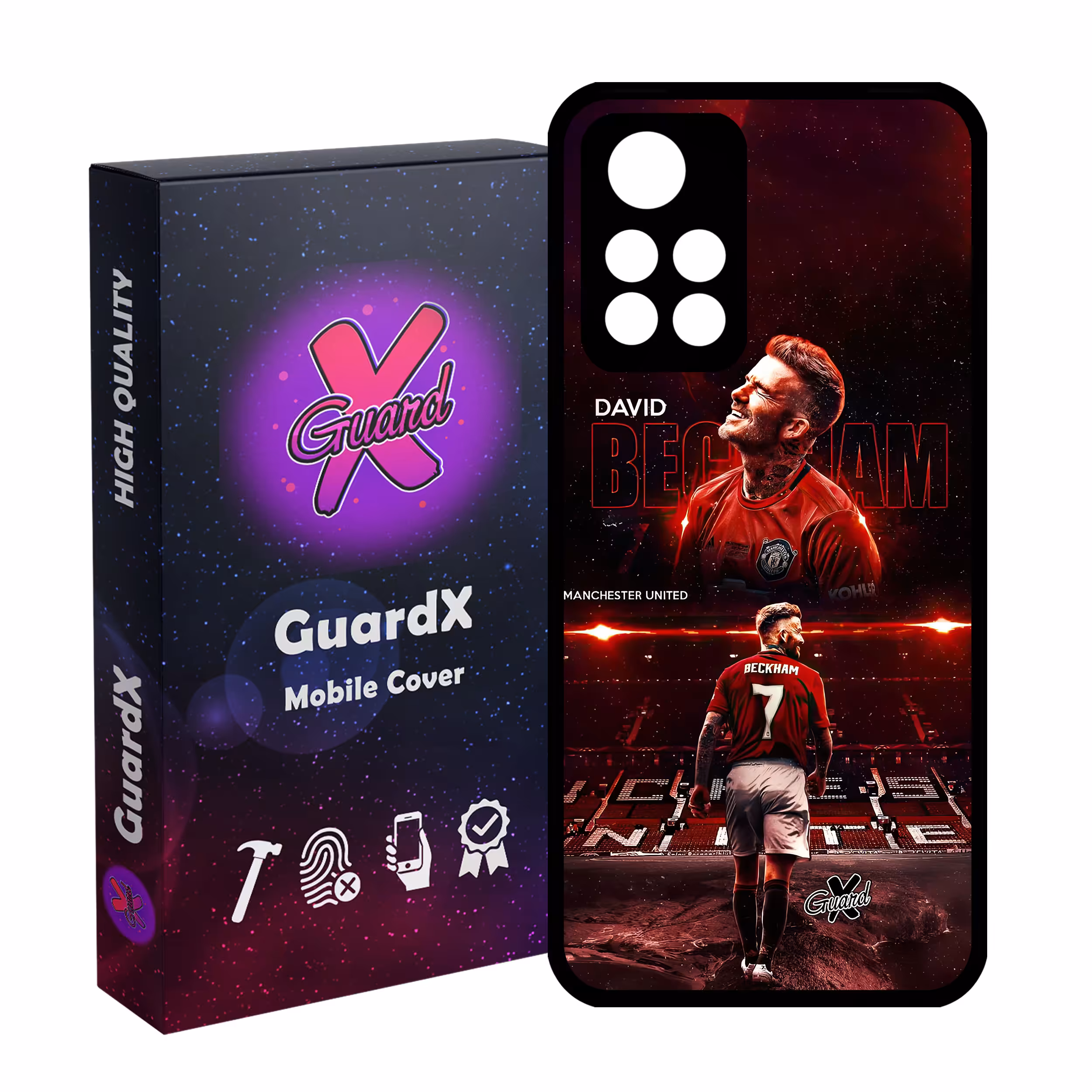 کاور گارد ایکس طرح David Beckham مدل Glass10581 مناسب برای گوشی موبایل شیائومی Poco M4 Pro 5G/Redmi Note 11T 5G/Redmi Note 11S 5G