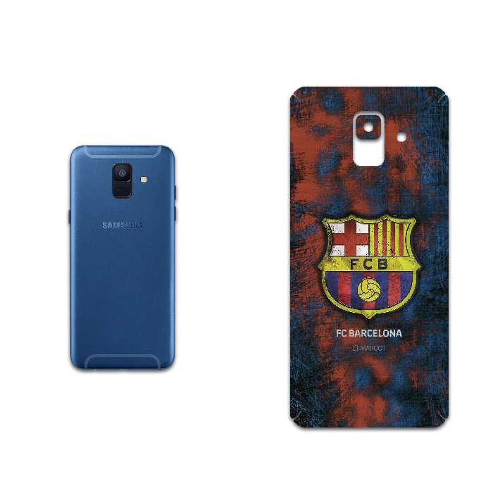 برچسب پوششی ماهوت مدل BARCELONA-FC-2 مناسب برای گوشی موبایل سامسونگ Galaxy A6 2018