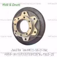کاسه چرخ جلو لیفتراک تی سی ام مدل TCM FB10~18-7/-7W , FD10~18T12/C12/T19/C19 , Teu FB15~25