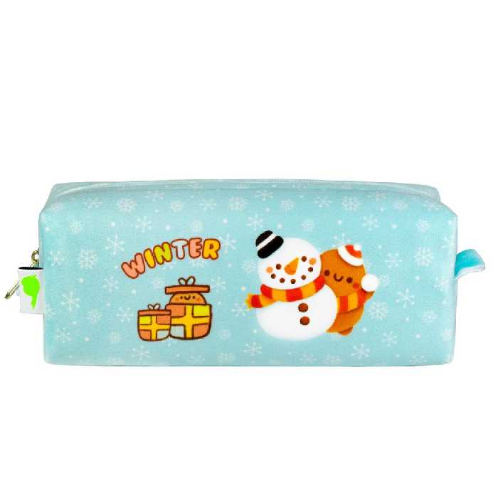 جامدادی مخمل طوطی دیزاین مدل بالکی طرح آدم برفی