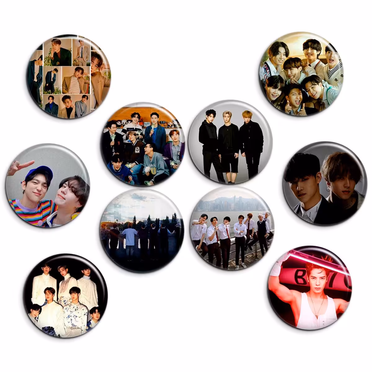 پیکسل پرمانه طرح GOT7 کد pmg.5511 مجموعه 10 عددی