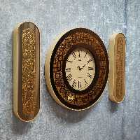 ساعت دیواری آینه ای  آکیا گوشواره گرد 6141