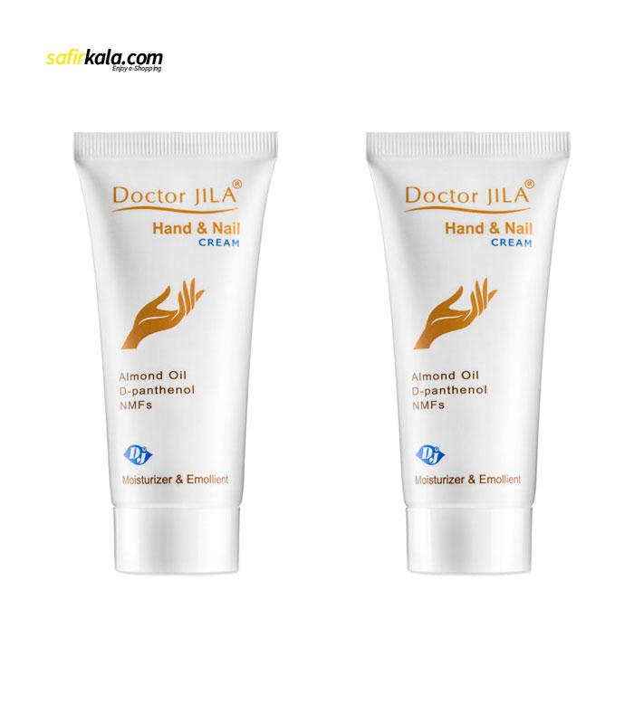 کرم مرطوب کننده دست و ناخن دکتر ژیلا مدل h-n حجم 50 میلی لیتر مجموعه 2 عددی