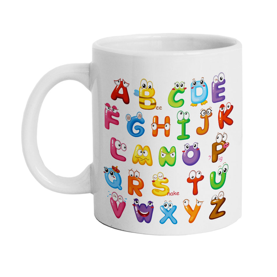 ماگ دارلی طرح حروف انگلیسی مدل MG2520