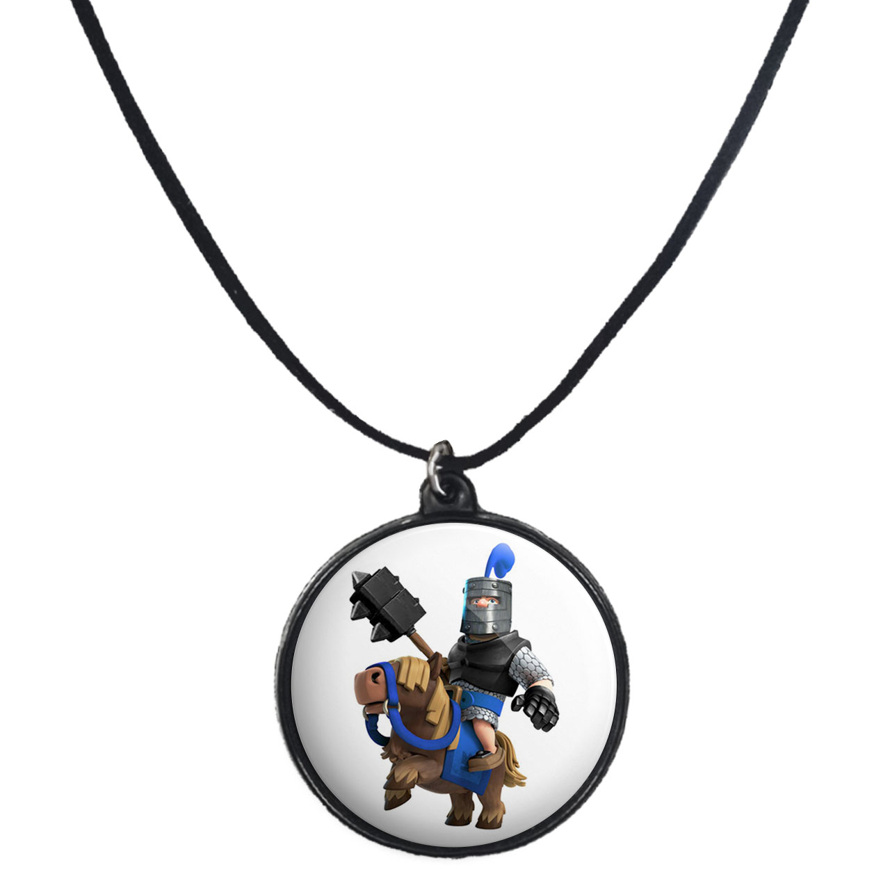 گردنبند پرمانه طرح clash کد pmb.26502 مدل دو طرفه