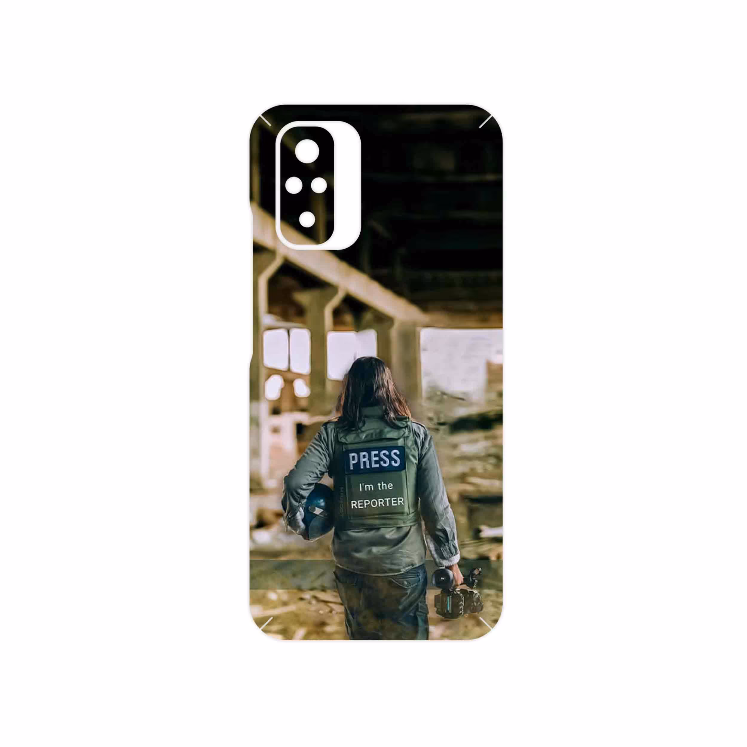 برچسب پوششی ماهوت مدل Reporter مناسب برای گوشی موبایل شیائومی Redmi Note 10