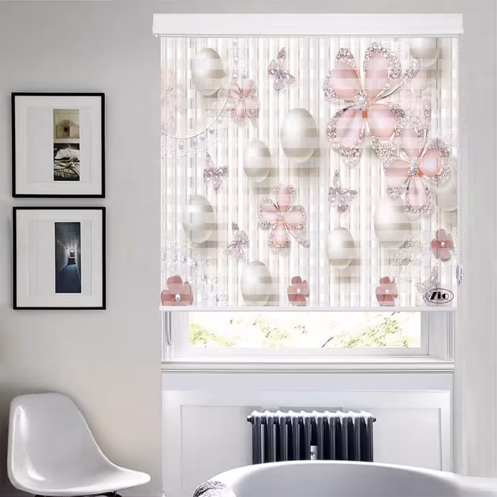  پرده زبرا زیو مدل 3D-1078سایز 150x150 سانتی متر