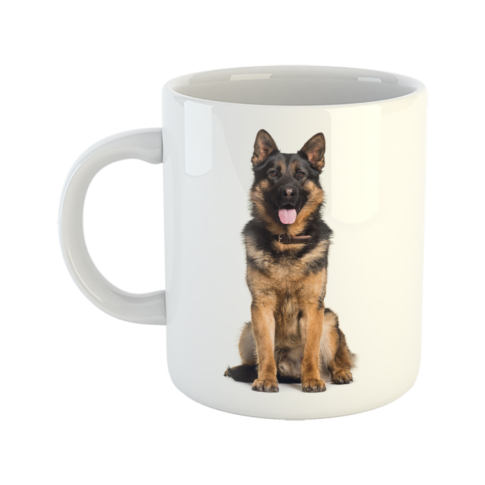 ماگ طرح سگ مدل German Shepherd کد 03