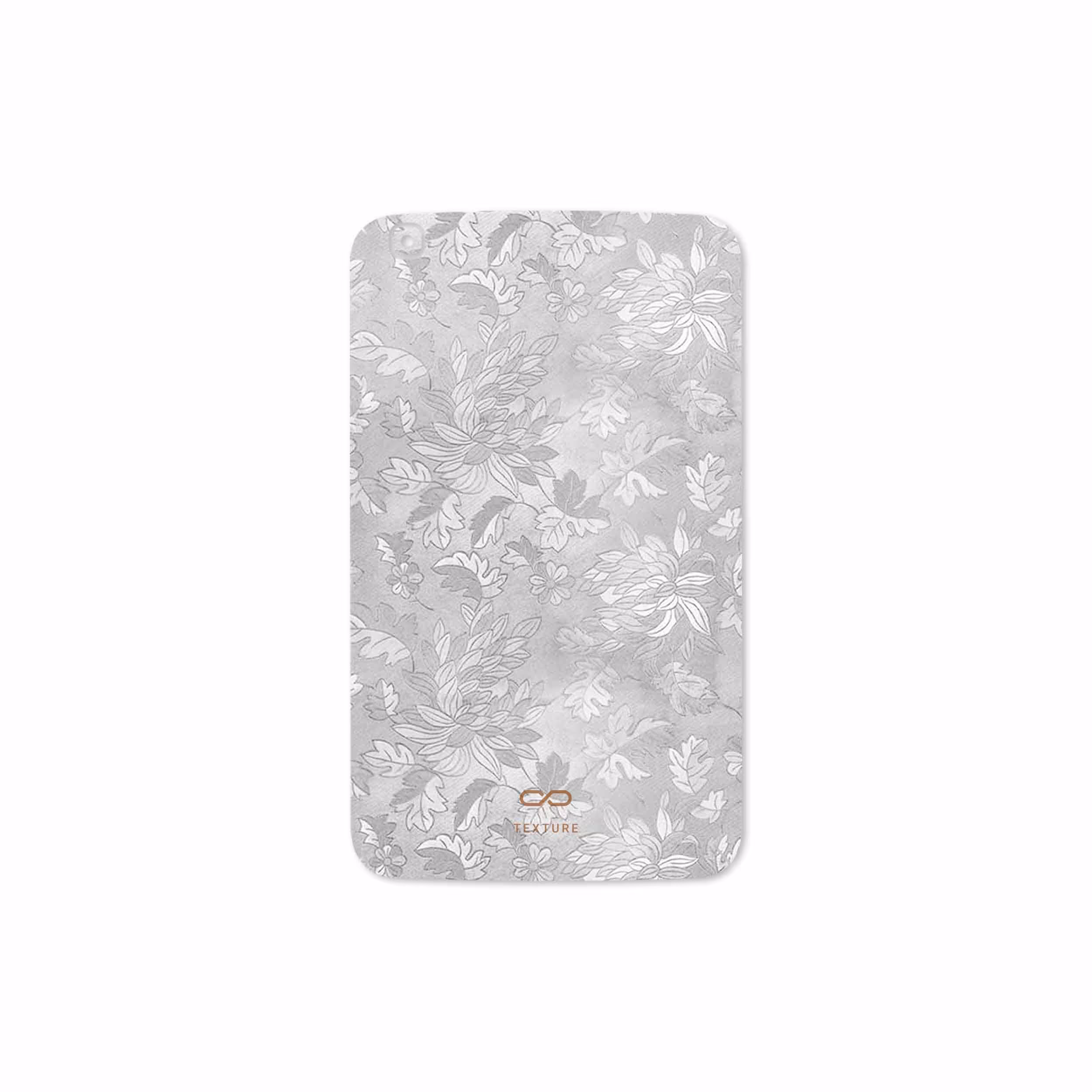 برچسب پوششی ماهوت مدل Silver-Wildflower مناسب برای تبلت سامسونگ Galaxy Tab 3 8.0 2013 T311