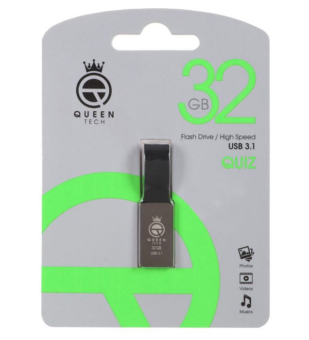 فلش مموری کوئین مدل QUIZ USB 3.1 ظرفیت 32 گیگابایت