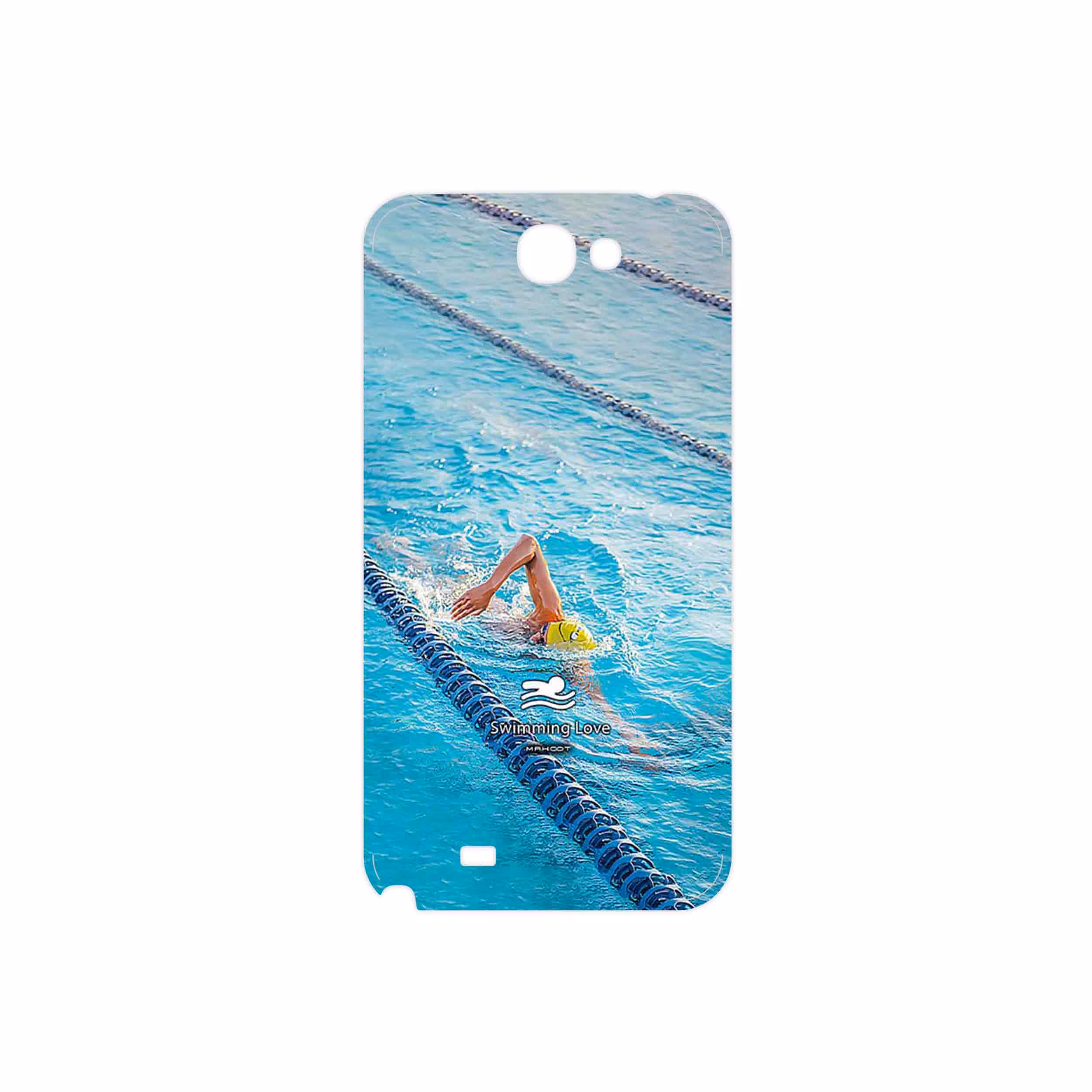 برچسب پوششی ماهوت مدل Swimming مناسب برای گوشی موبایل سامسونگ Galaxy Note 2